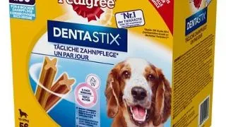 PEDIGREE DentaStix recompense caini rase medii 112 buc.(2x8x180g)