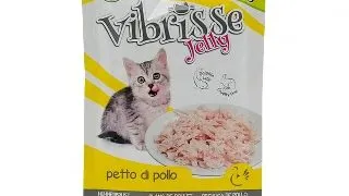 Hrana umeda pentru pisici Croci Vibrisse, Kitten, Piept de pui in aspic, 70g