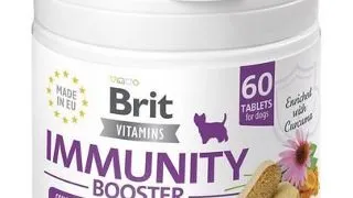 BRIT Vitamins Immunity Booster 120g supliment caini pentru sistem imunitar (60 tablete)