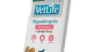 FARMINA Vet Life Dental Treat Hypoallergenic Pork Medium/Maxi 100 g (7 buc), recompense dentare pentru caini medii si mari