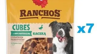 PEDIGREE Ranchos Cubes cu rata 7x70 g recompensa caine