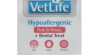 FARMINA Vet Life Dental Treat Hypoallergenic Pork Mini 60 g recompensa dentara pentru caini de rase mici, cu porc