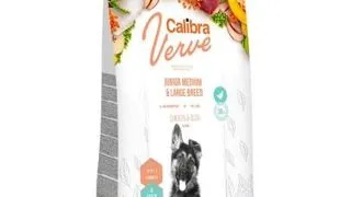 CALIBRA Dog Verve GF Junior Medium Large Chicken&Duck hrana uscata fara cereale pentru caini juniori de talie medie/mare 12 kg