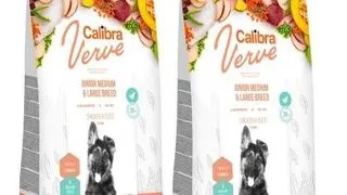 CALIBRA Dog Verve GF Junior Medium Large Chicken&Duck hrana uscata fara cereale pentru caini juniori de talie medie/mare 24 kg (2 x 12 kg)