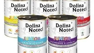 DOLINA NOTECI Premium Junior pentru catei, mix conserve 12x400g