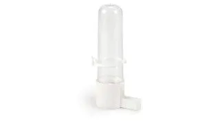 Adapator alb cu inel de prindere 4x14.5 cm
