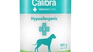 CALIBRA Veterinary Diet Dog Hypoallergenic Insect &amp; Rabbit 400 g dieta completa pentru cainii cu intolerante alimentare si probleme de piele