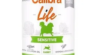 CALIBRA Dog Life Sensitive Rabbit 400 g cu iepure hrana completa pentru caini adulti