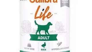CALIBRA Dog Life Adult Duck with Rice 400 g rata si orez, hrana completa pentru caini adulti