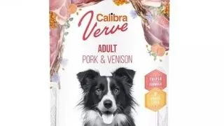 CALIBRA Dog Verve GF Adult Pork&Venison 400 g conserva Calibra hrana umeda fara cereale, porc si vanat pentru caini