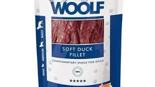 WOOLF Soft Fillet Of Duck 100g file de rata pentru caini