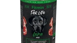 FITMIN For Life dog pate cu miel pentru caini 400 g