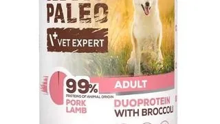 Hran umeda cu miel si porc pentru caini RAW PALEO Pork Lamb Adult 400g