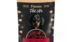 FITMIN For Life Beef Bone Mini cuburi cu vita pentru caini 70 g