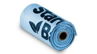 STARCH BAG Saci igienici bio pentru excremente caini 1 rola, albastru