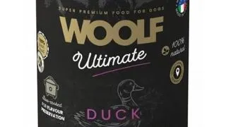 WOOLF Ultimate Adult Dog hrana caini rata cu ulei de cocos 400 g