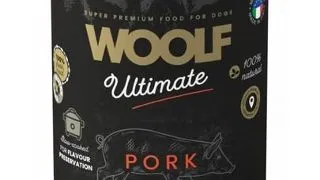 WOOLF Ultimate Adult Dog porc si ulei in 400g hrana caine adult