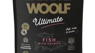 WOOLF Ultimate Soft Adult Dog peste cu somon 1 kg hrana semi-umeda fara cereale pentru caini adulti