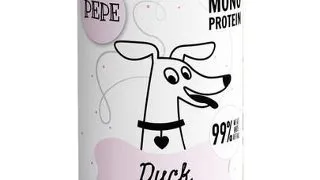 PAKA ZWIERZAKA PEPE Hrana umeda monoproteica cu carne de rata 99% 800 g
