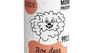 PAKA ZWIERZAKA PEPE Hrana umeda monoproteica cu carne de caprioara 99% 800 g