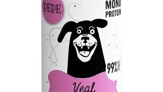 PAKA ZWIERZAKA PEPE Hrana umeda monoproteica cu carne de vitel 99% 800 g