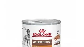 ROYAL CANIN Veterinary Gastrointestinal Low Fat 200 g pate continut redus de grasime pentru caini cu tulburari gastrointestinale