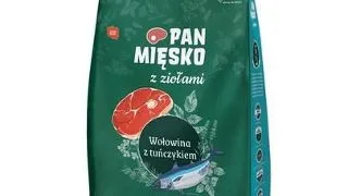 PAN MIESKO cu ierburi aromatice, vita si ton S 3 kg hrana caini rase mici