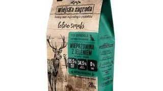 WIEJSKA ZAGRODA Hrana caini talie mica, cu porc si caprioara 20kg