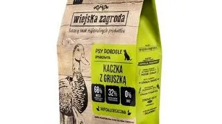 WIEJSKA ZAGRODA rata si pere crochete M 9kg hrana caini