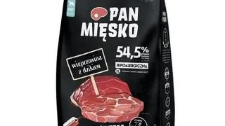 PAN MIESKO Sac hrana caini talie foarte mare, cu porc si mistret XL 9 kg