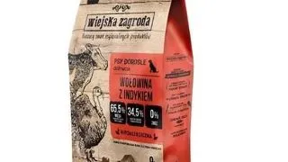 WIEJSKA ZAGRODA Mancare uscata caini, cu vita s curcan L 9 kg
