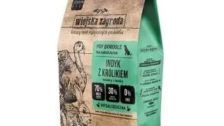 WIEJSKA ZAGRODA Hrana uscata curcan si iepure, pentru caine S 2 kg