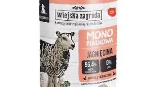 WIEJSKA ZAGRODA Mancare umeda pentru catelusi cu miel 400 g
