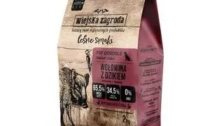 WIEJSKA ZAGRODA Hrana uscata caini de talie mare, cu vita si mistret 2 kg