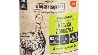 WIEJSKA ZAGRODA Rata cu para, hrana umeda pentru caini 800 g