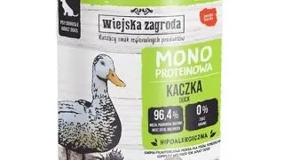 WIEJSKA ZAGRODA Hrana umeda monoproteica cu rata pentru caini 800 g