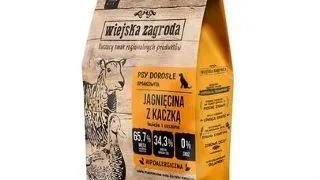 WIEJSKA ZAGRODA Hrana uscata miel cu rata pentru caini, crochete S 9 kg