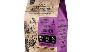 WIEJSKA ZAGRODA Hrana uscata pentru catei curcan cu mar M 2 kg