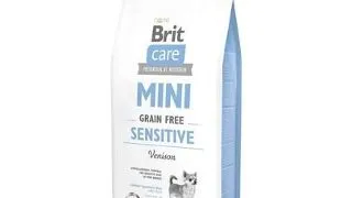 BRIT Care Dog Mini Grain Free Sensitive hrana uscata caini adulti de talie mica, cu vanat 2 kg