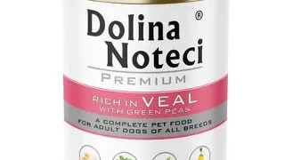 DOLINA NOTECI Premium Hrana bogata in vitel cu mazare verde 800 g