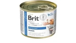 BRIT Veterinary Diet Grain Free Recovery 200 g somon si ficat de pui pentru caini si pisici in perioada de recuperare