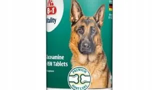8IN1 Vitality Supliment articulatii caini Glucozamina + MSM 55 tbl