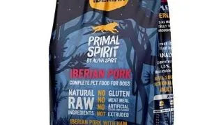 PRIMAL SPIRIT Iberian Adult Pork Ham 2x1kg cu porc si sunca hrana caini