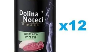 DOLINA NOTECI Premium hrana pentru pisici 12x400 g gasca