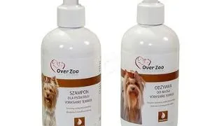 OVER ZOO Set sampon si balsam pentru cainii Yorkshire Terrier (sampon 250 ml + balsam 250 ml)