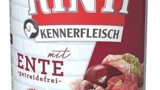RINTI Kennerfleisch Duck hrana umeda pentru caini, cu rata 800 gr