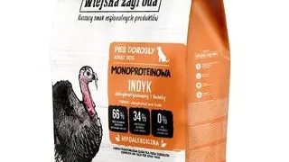 WIEJSKA ZAGRODA Hrana uscata monoproteice cu curcan pentru caini S/M 2 kg