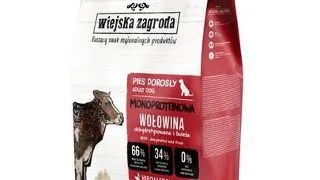WIEJSKA ZAGRODA Hrana uscata monoproteica cu vita pentru caini M/L 12 kg