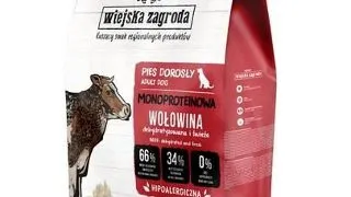 WIEJSKA ZAGRODA Hrana uscata monoproteica cu vita pentru caini M/L 6 kg