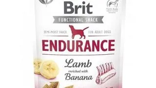BRIT Care Dog Functional Snack Endurance Lamb 150g Recompense caine adult, cu miel